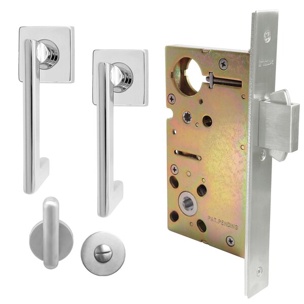 Inox 9540 Sliding Door Privacy 244 Twilight 2-3/4" Backset 32D RH - XGS244-PD9540-32D-RH