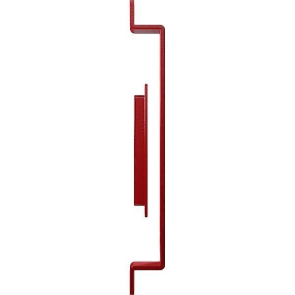 Ekena Millwork 11" Pull Handle & 6" Flush Pull for 1 3/4" Doors, Regal Red - GB6001PP4116RR