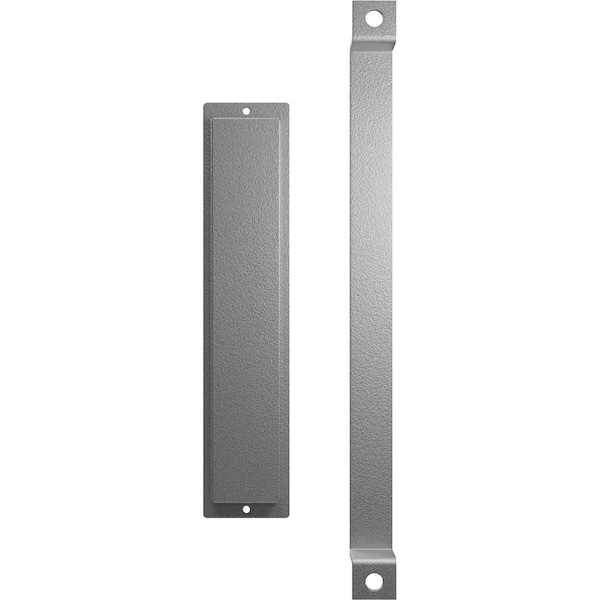 Ekena Millwork 16" Pull Handle & 12" Flush Pull for 2 1/4" Doors, PC Chrome - GB6001PP51612CR