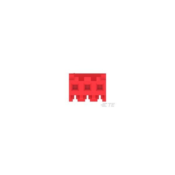 Te Connectivity 03P MTA156 CONN ASSY 22AWG RED - 3-643819-3