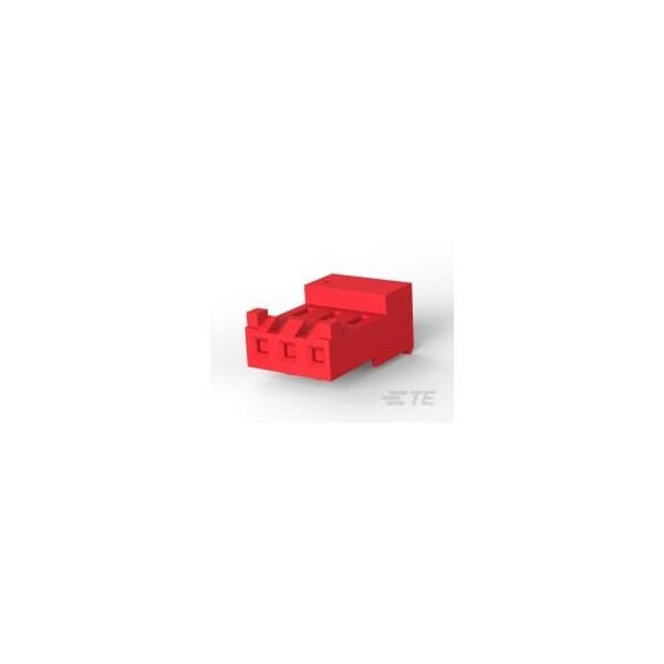 Te Connectivity 03P MTA156 CONN ASSY 22AWG RED - 3-643819-3