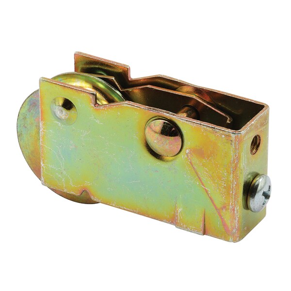 Prime-Line Single 1-1/4 in. Steel Roller Assembly, Ball Bearing, Plain Back Single Pack - D 1601