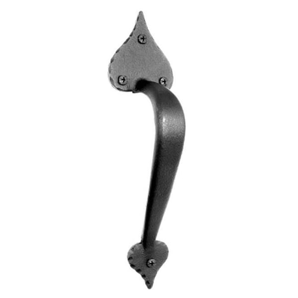 Acorn Mfg Acorn RPKBP Cast Iron Heart Door Pull - Black - RPKBP