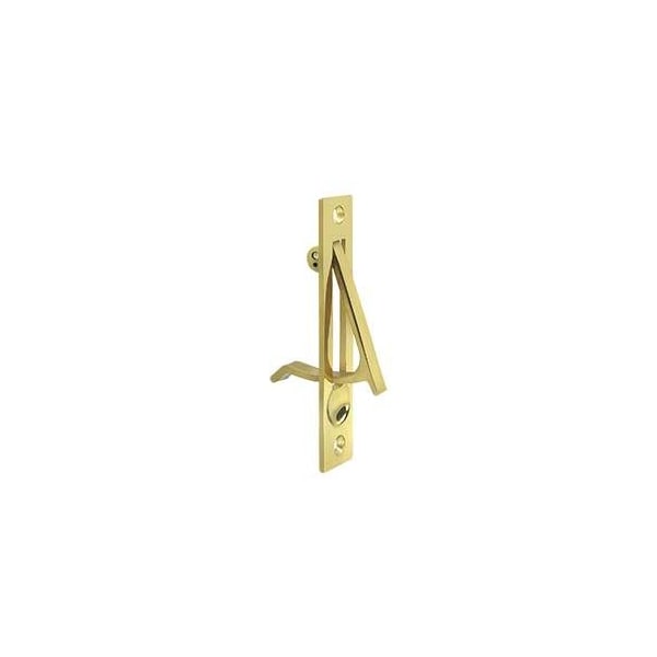 Deltana Edge Pull, 4" Unlacquered Bright Brass - EP475U3-UNL