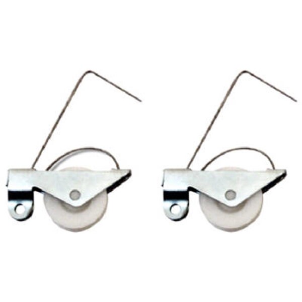 Lawnitator 11101 1 in. Adjustable Sliding Screen Door Tension Roller, 2PK - LA570355