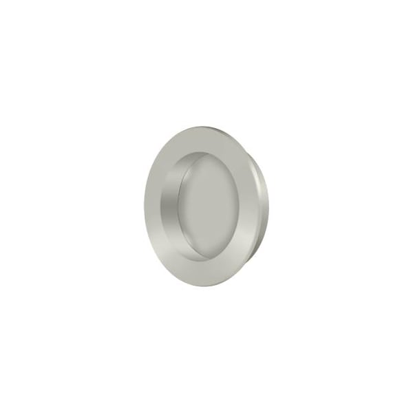 Deltana Round Flush Pull Satin Nickel 2-3/8" - FP238U15
