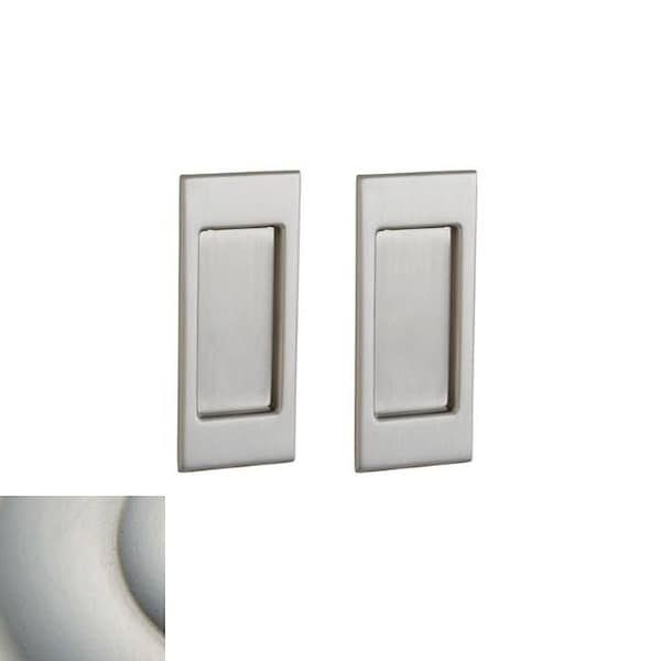Baldwin Passage Sliding Door Locks Lifetime Satin Nickel - PD006.056.PASS