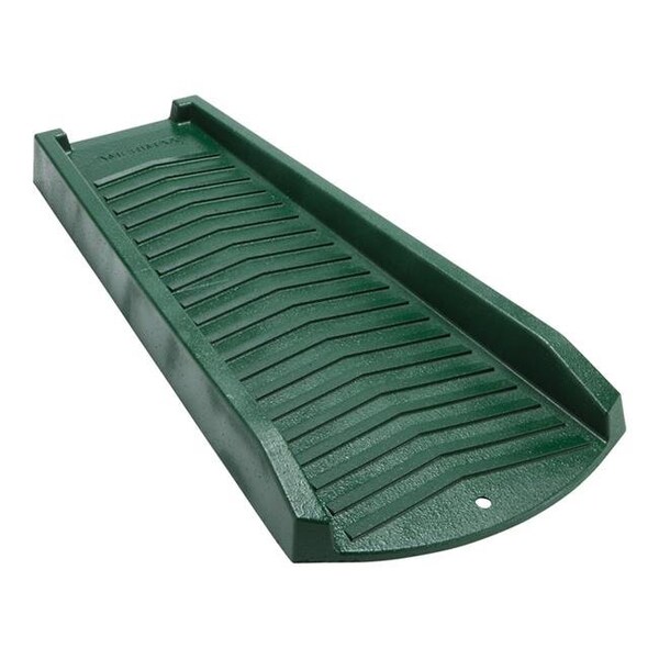 Dendesigns K Splash Block; Vinyl Green - 2 x 11 x 24 in. - DE1491390