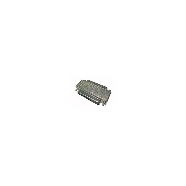 Amphenol Rectangular Connector Adapter, 25 Contacts(Side1), 25 Contacts(Side2), Panel Mount, Male-Female - FCE17B25AD210