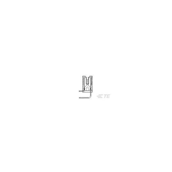 Te Connectivity Card Edge Connector, 28 Contact(S), 2 Row(S), Female, Right Angle, Solder Terminal - 2-1437268-9