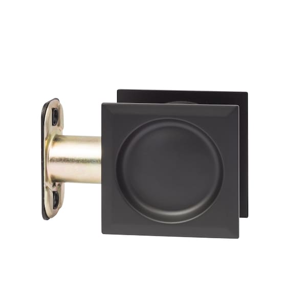 Sure-Loc Hardware Sure-Loc Hardware Square Pocket Door Pull, Passage Polished Chrome - DP711 26