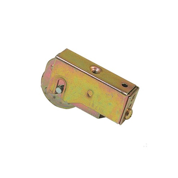 Prime-Line Single 1-1/4 in. Steel Roller Assembly, Ball Bearing, Plain Back Housing (Single Pack) - D 1832