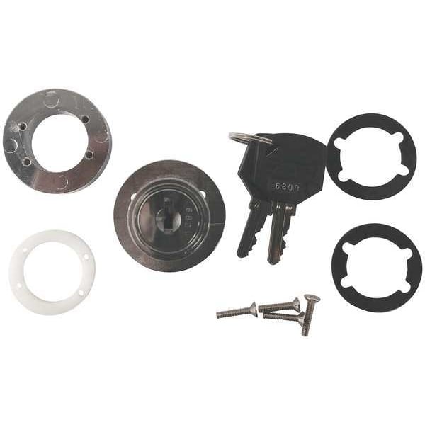 Delta Lock Disc Tumbler Sliding Door Lock, RoundBolt - G GR1250R625PCSM2