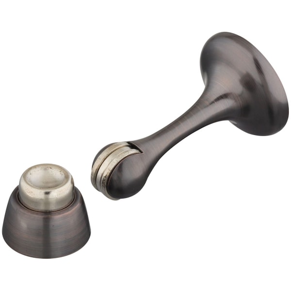 National Hardware National Hardware 3 in. W Zinc w/Steel Antique Bronze Magnetic Door Stop Mounts to door and wall - N337-162