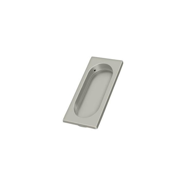 Deltana Flush Pull, Large, 4" X 1-5/8" X 3/8" Satin Nickel - FP4134U15