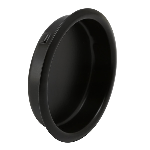 Prime-Line Closet Door Finger Pull, 1-3/4 in., Matte Black Finish (2 Pack) - N 7570