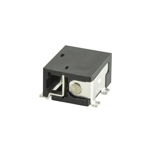 Cui Devices Dc Power Connectors 1.0 X 3.9 Mm, 3.5 A, Horizontal, Surface Mount (Smt), Dc Power Jack Connector - PJ-014CH-SMT-TR