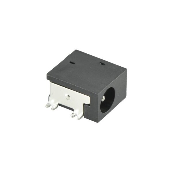 Cui Devices Dc Power Connectors 1.0 X 3.9 Mm, 3.5 A, Horizontal, Surface Mount (Smt), Dc Power Jack Connector - PJ-014CH-SMT-TR