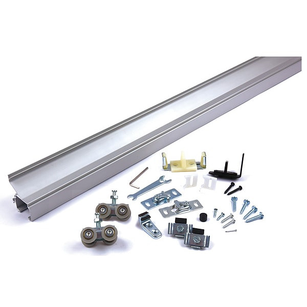 National Guard Track Kit, Top, 4 ft L, 250 lb Limit - SLAL-250-SW-48