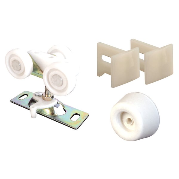 Prime-Line Prime-Line 0.88 in. D X 3 in. L Mill White Steel Hardware Kit 1 pk - 162450