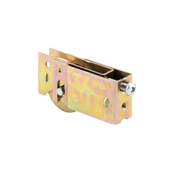 Prime-Line Single 1-1/4 in. Steel Roller Assembly, Ball Bearing, Plain Back Housing (Single Pack) - D 1708