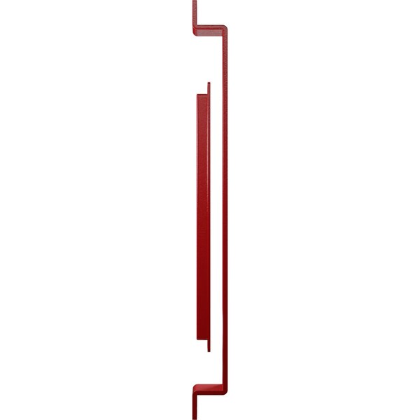 Ekena Millwork 16" Pull Handle & 12" Flush Pull for 2 1/4" Doors, Regal Red - GB6001PP51612RR