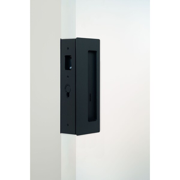 Richelieu CL400 Cavity Sliders Magnetic Pocket Door Handle, Privacy, Oil-Rubbed Bronze - CL400B0434