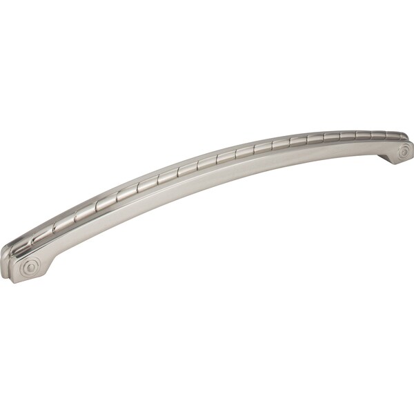 Jeffrey Alexander 12" Center-to-Center Satin Nickel Rope Rhodes Appliance Handle - Z260-12SN