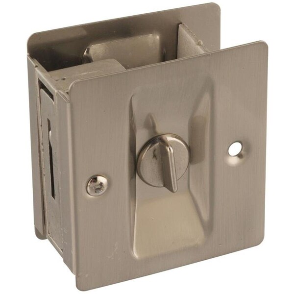 National Mfg Pocket Door Latch, Satin Nickel - 5001833