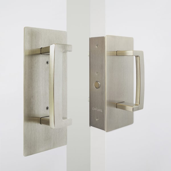 Richelieu CL400 Cavity Sliders Magnetic Pocket Door Handle, Privacy, Chrome - CL400A0325