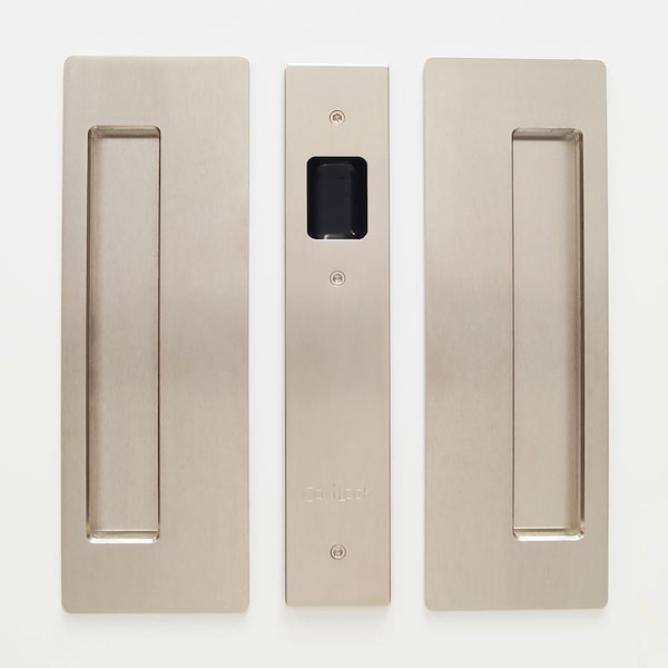 Richelieu CL400 Cavity Sliders Magnetic Pocket Door Handle, Privacy, Chrome - CL400A0325