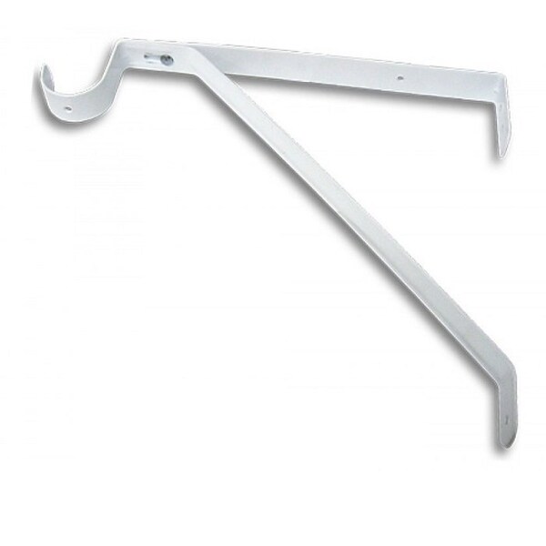 Cal-Royal Adjustable Shelf Support, Supports Shelves up to 14 Wide, Screws, White Finish - ASR-41-WHITE