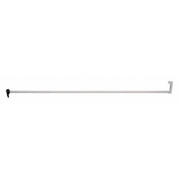 Primeline Tools Security Bar Lock, 48 in. Long, Aluminum, Painted, Steel Bracket, Non-Handed (Single Pack) - MP4013-1