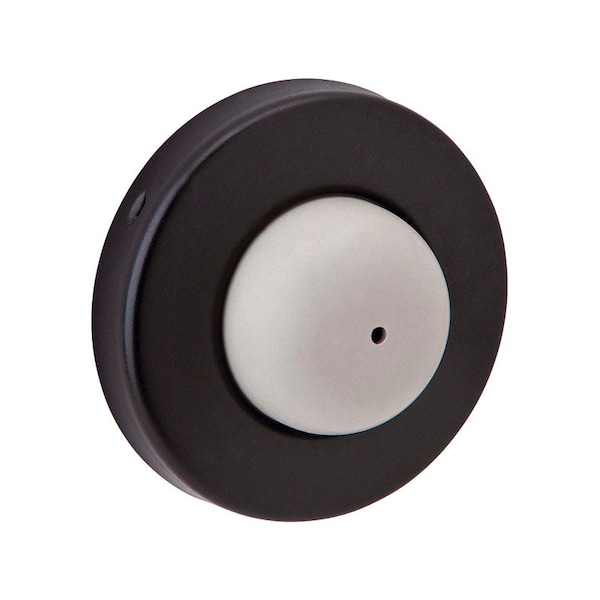 Ives Ives 1 in. W X 3/8 in. L Brass Oil Rubbed Bronze Wall Door Stop Mounts to wall - WS407CCV10B