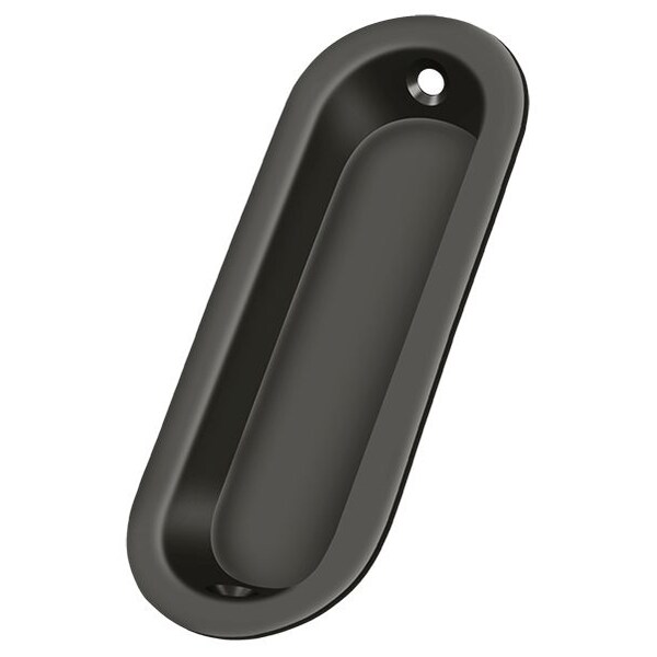 Deltana Flush Pull, Oblong, 3-1/2" X 11/4" X 5/16" Oil Rubbed Bronze - FP223U10B