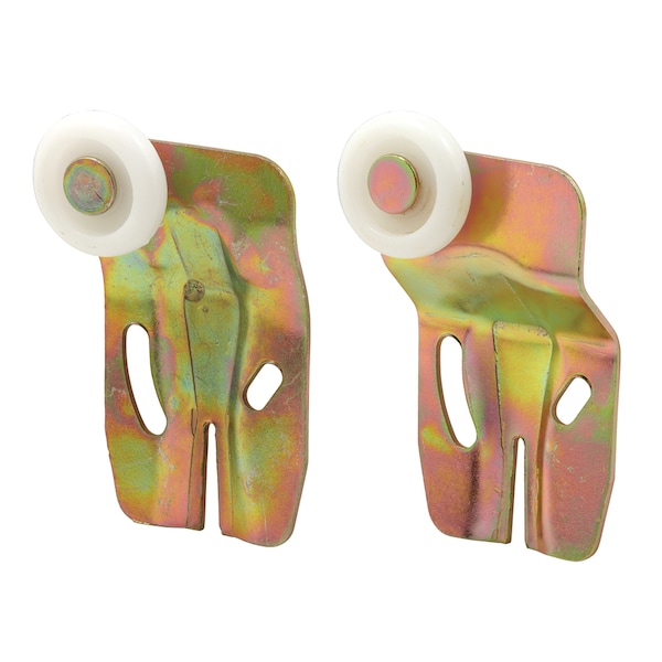 Prime-Line Sliding Closet Door Roller Kit, 7/8 in. Wheel Diameter, Convex (Round) - N 7531