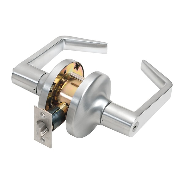 Tell Tell Cortland Satin Chrome Entry Door Knob 2 in. - CL100011