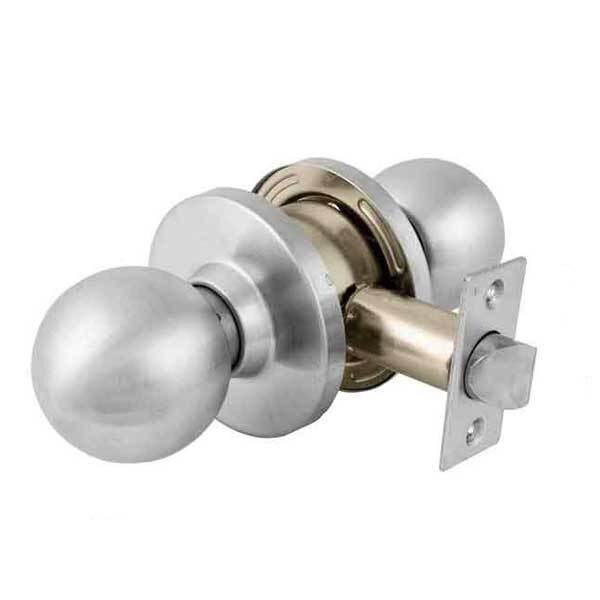 Kenaurd Kenaurd: Commercial Door Knob Grade 2 - 26D Silver - PASSAGE - KCDK01-SS-PS