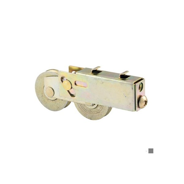 Prime-Line 1-1/2 in. Steel Ball Bearing Plain Back Sliding Door Tandem Roller Assembly for Smith and Carry - D 1736