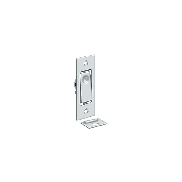Deltana Pocket Door Bolts, Jamb Bolt Bright Chrome - PDB42U26