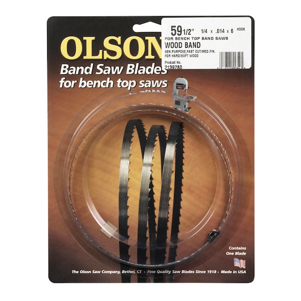 Olson Saw BAND SAW BLADE 59-1/2"" - WB55359DB