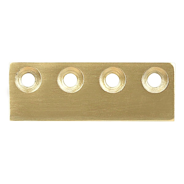 National Hardware National Hardware 3-1/8 in. L Brushed Gold Steel Sliding Door Hardware Connecting Adapter 1 pk - N700-107
