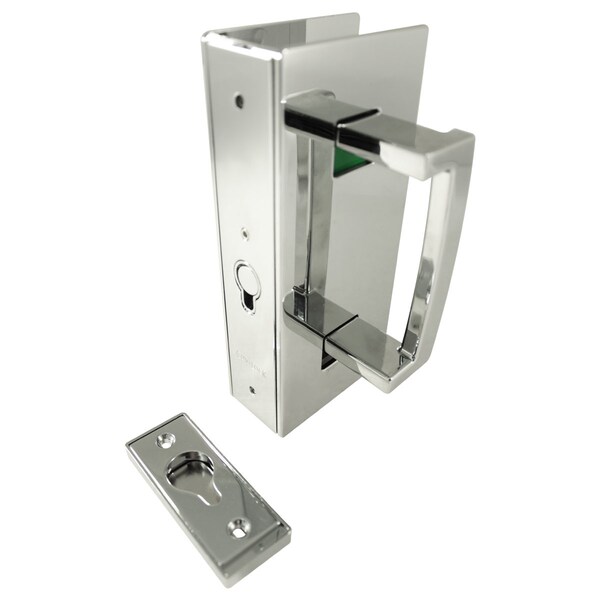 Richelieu CL400 Cavity Sliders Magnetic Pocket Door Handle, Privacy, Oil-Rubbed Bronze - CL406B0028