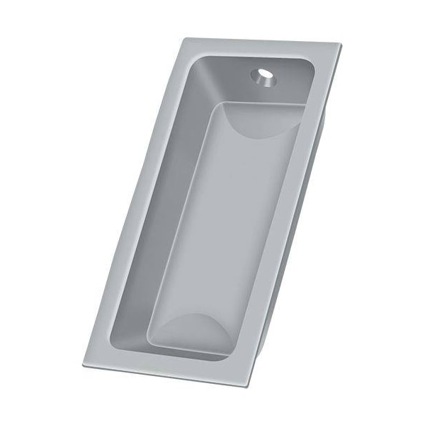 Deltana Flush Pull, Large, 3-5/8" X 1-3/4" X 1/2" Satin Chrome - FP227U26D