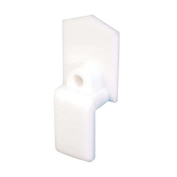 Prime-Line Prime-Line 0.87 in. D X 0.81 in. L Matte White Plastic Closet Door Guide 1 pc - 16131