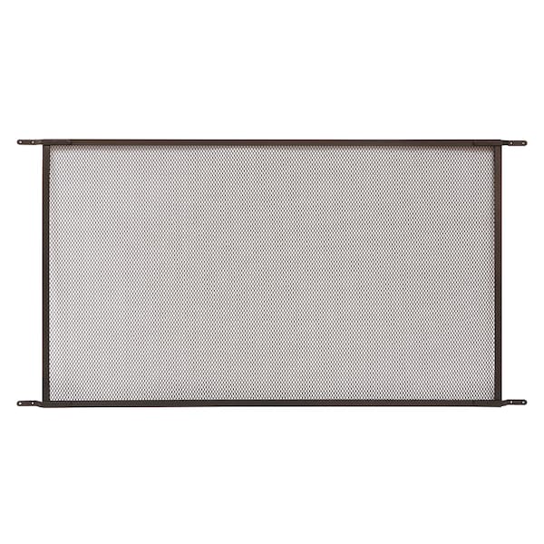 Prime-Line Patio Sliding Screen Door Grille, 48 in. x 26 in., Aluminum Construction, Bronze Single Pack - PL 15942-1