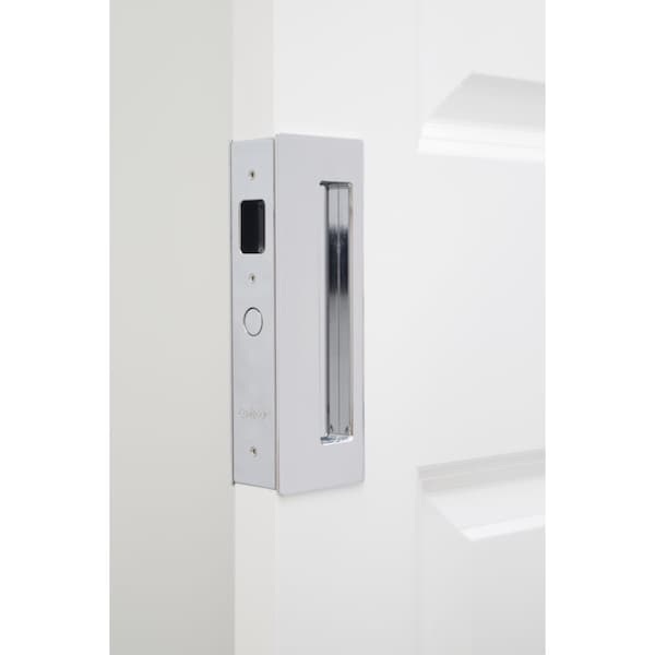 Richelieu CL400 Cavity Sliders Magnetic Pocket Door Handle, Privacy, Satin Nickel - CL406B0133