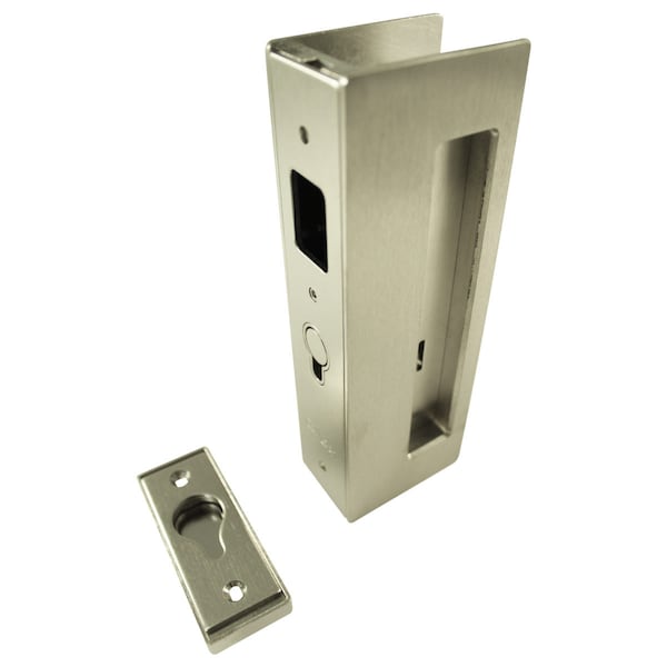 Richelieu CL400 Cavity Sliders Magnetic Pocket Door Handle, Privacy, Chrome - CL400B0329