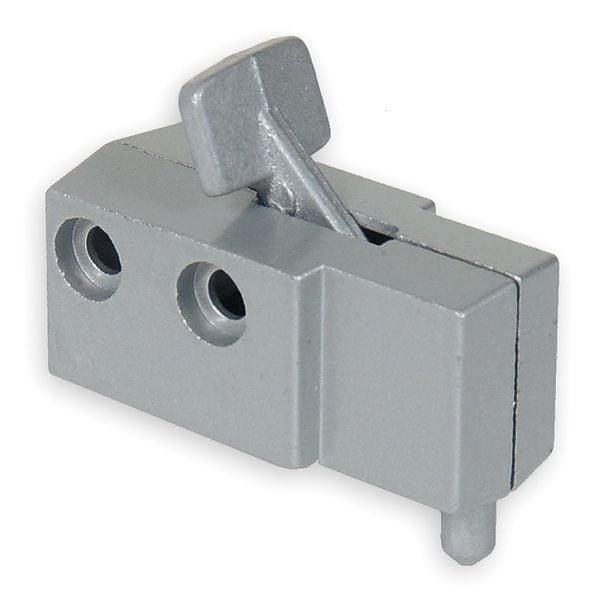 Zoro Select Sliding Patio Door Lock, Aluminum - 1HFL2