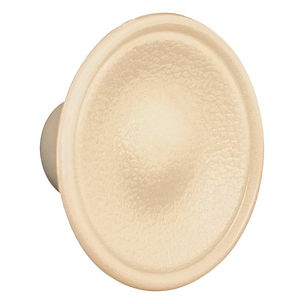 Primeline Tools 1-13/16 in., Ivory Plastic Bi-Fold Door Pull Knob (2 Pack) - N 6754